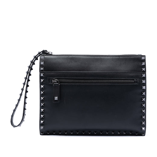 Leather Rockstud Clutch - Image 1