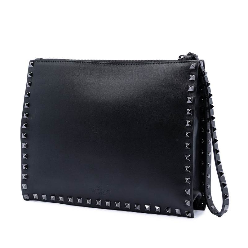 Leather Rockstud Clutch - Image 2