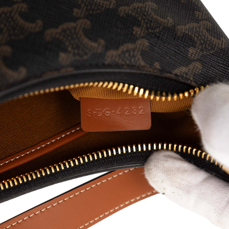 Triomphe Coated Canvas Ava Shoulder Bag - Image 6