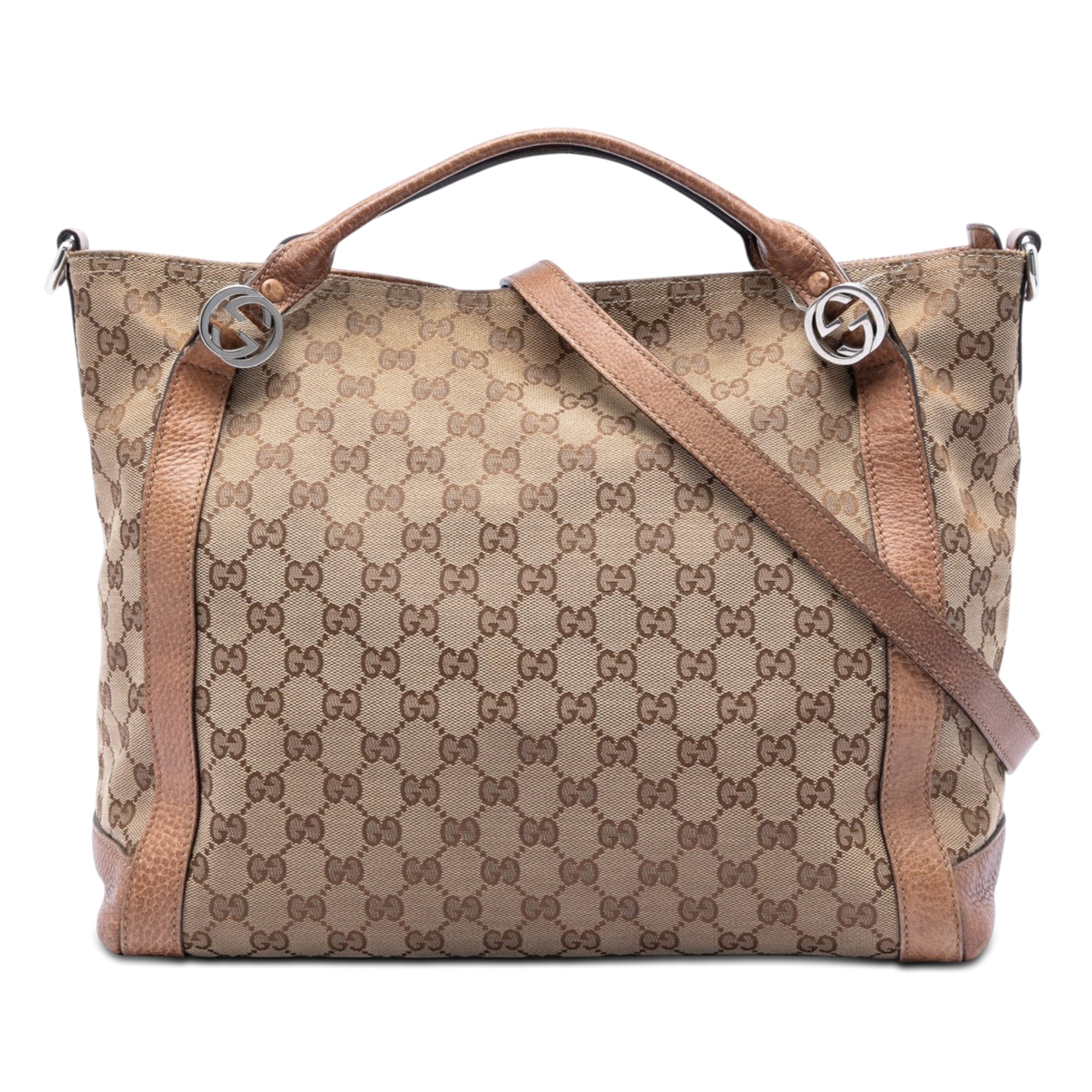 Medium GG Canvas Miss GG Satchel - Image 1