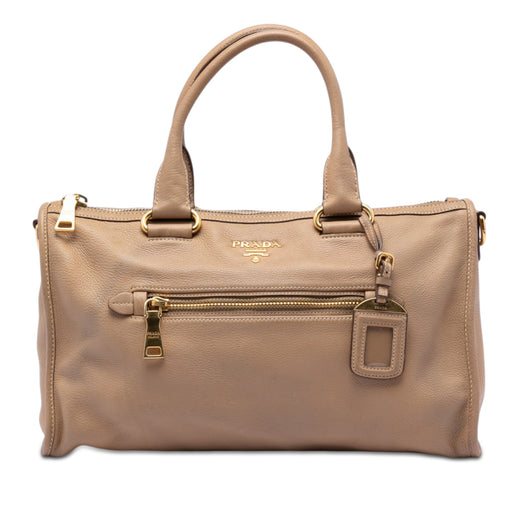 Vitello Daino Zip Top Satchel - Image 1
