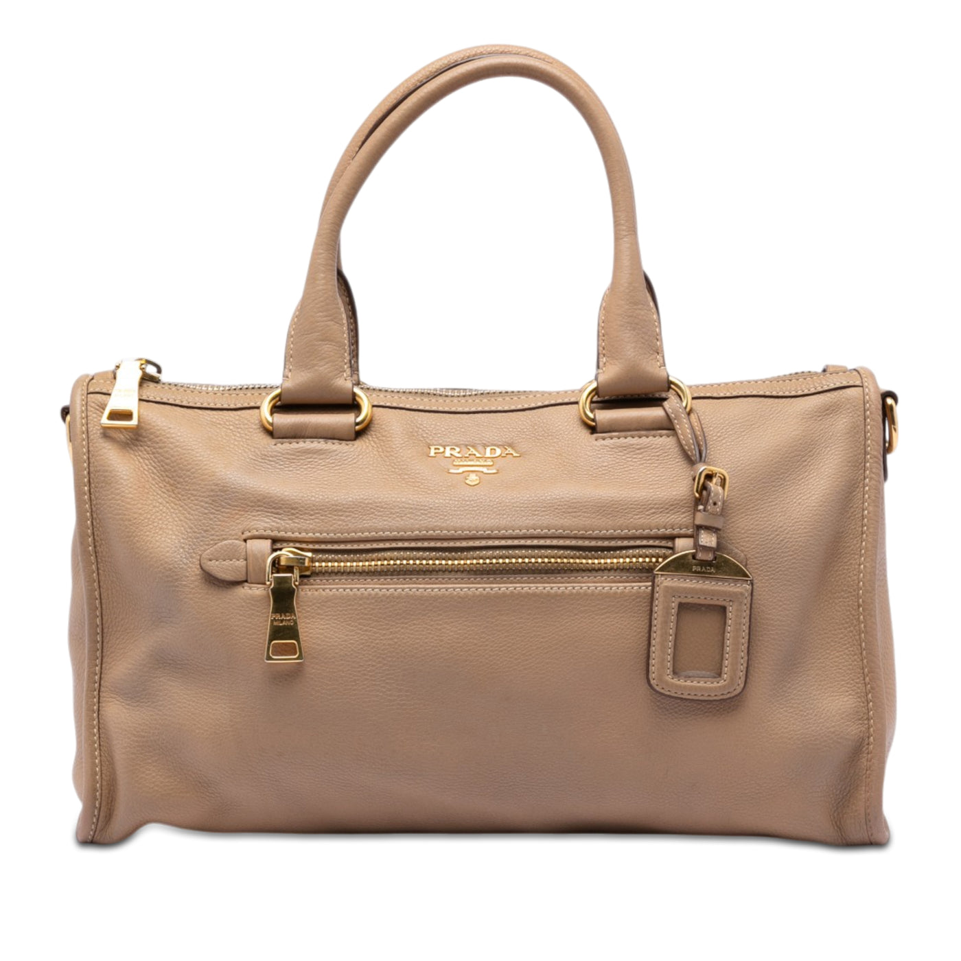Vitello Daino Zip Top Satchel - Image 1
