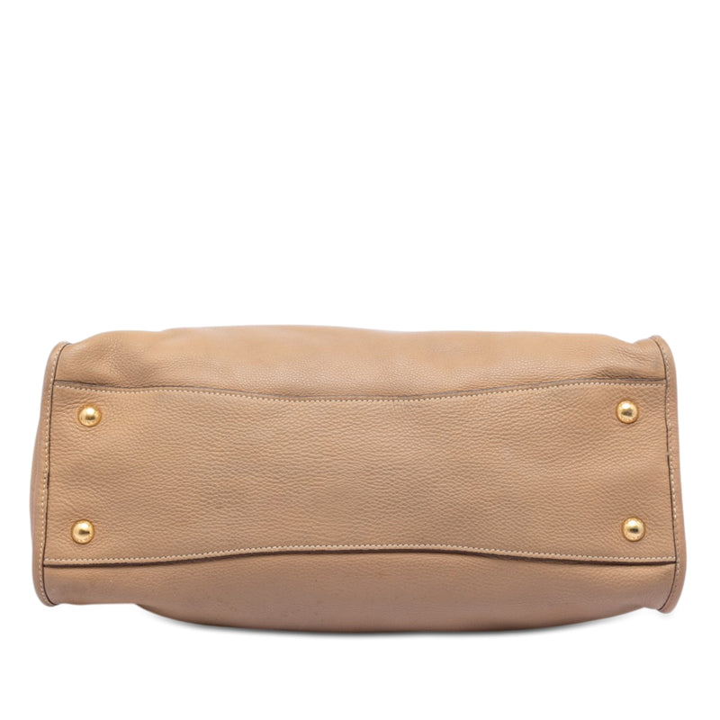 Vitello Daino Zip Top Satchel - Image 3