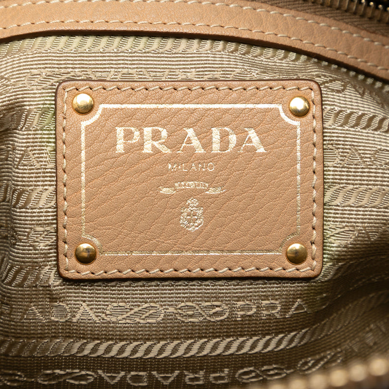 Vitello Daino Zip Top Satchel - Image 5