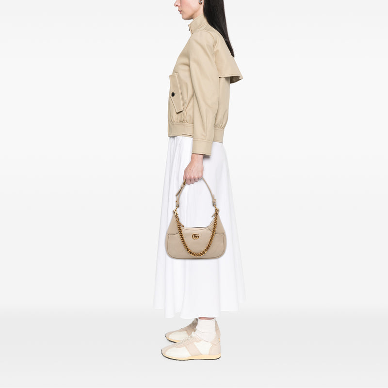 Small Calfskin Aphrodite Satchel - Image 11