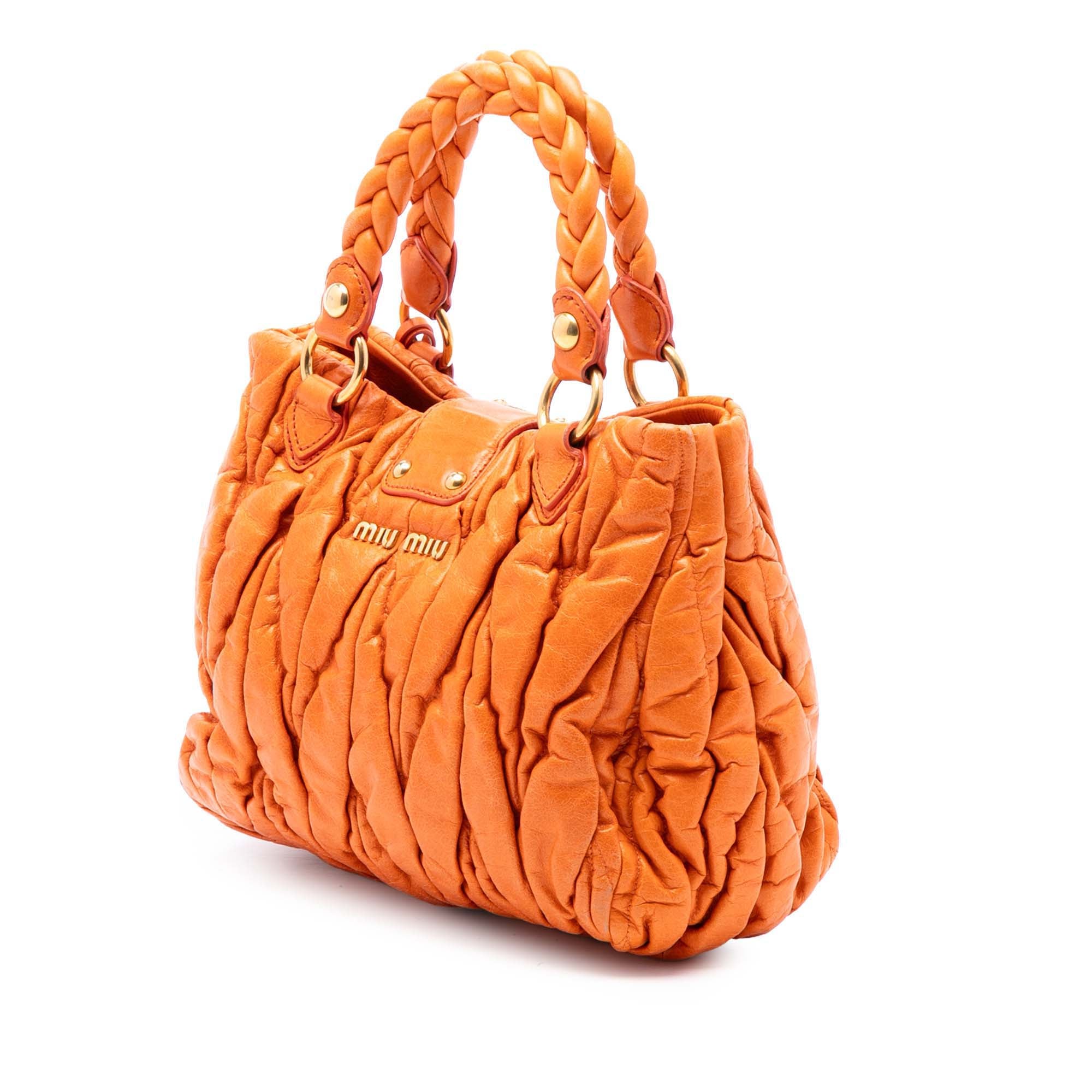 Matelasse Lambskin Coffer Satchel - Image 2