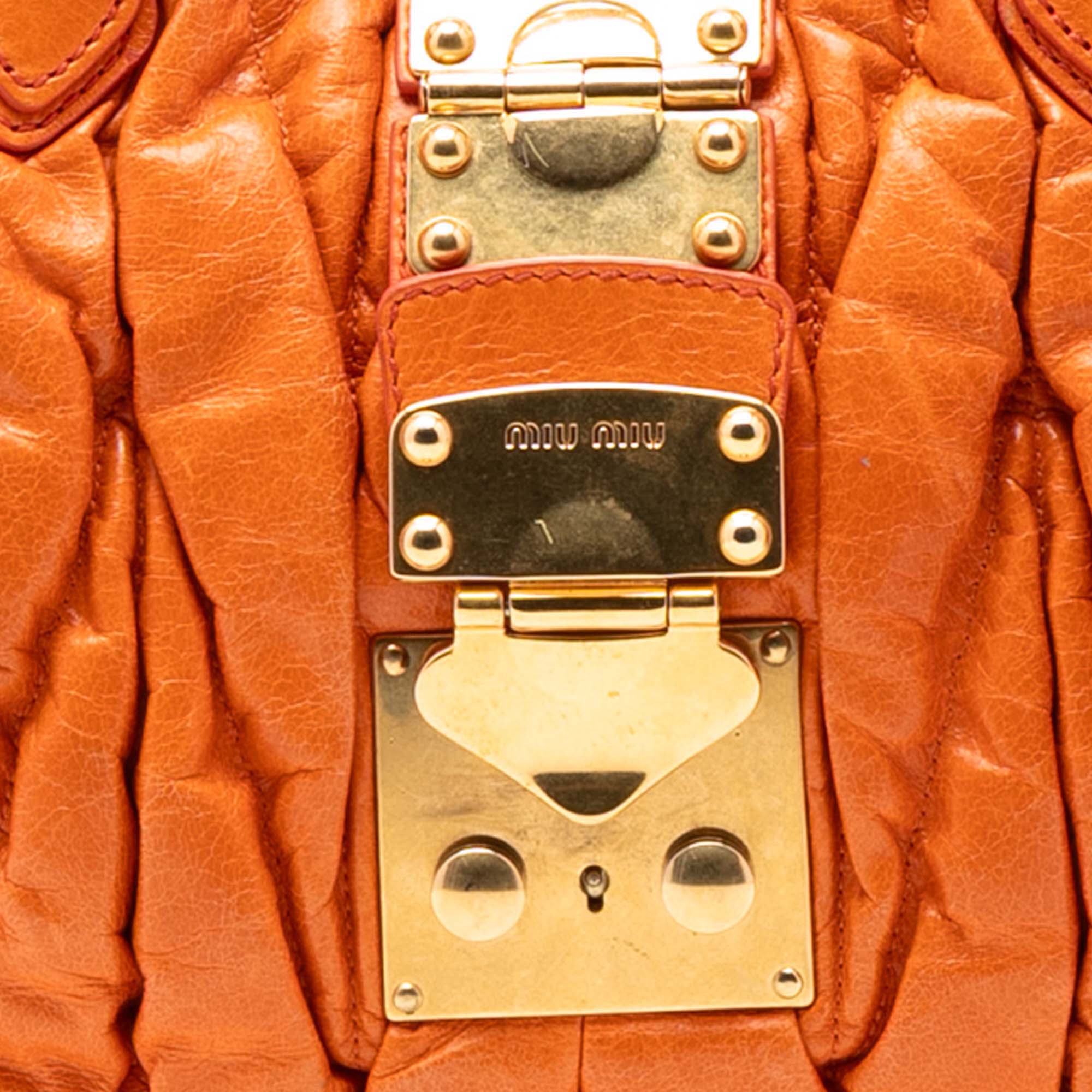 Matelasse Lambskin Coffer Satchel - Image 5