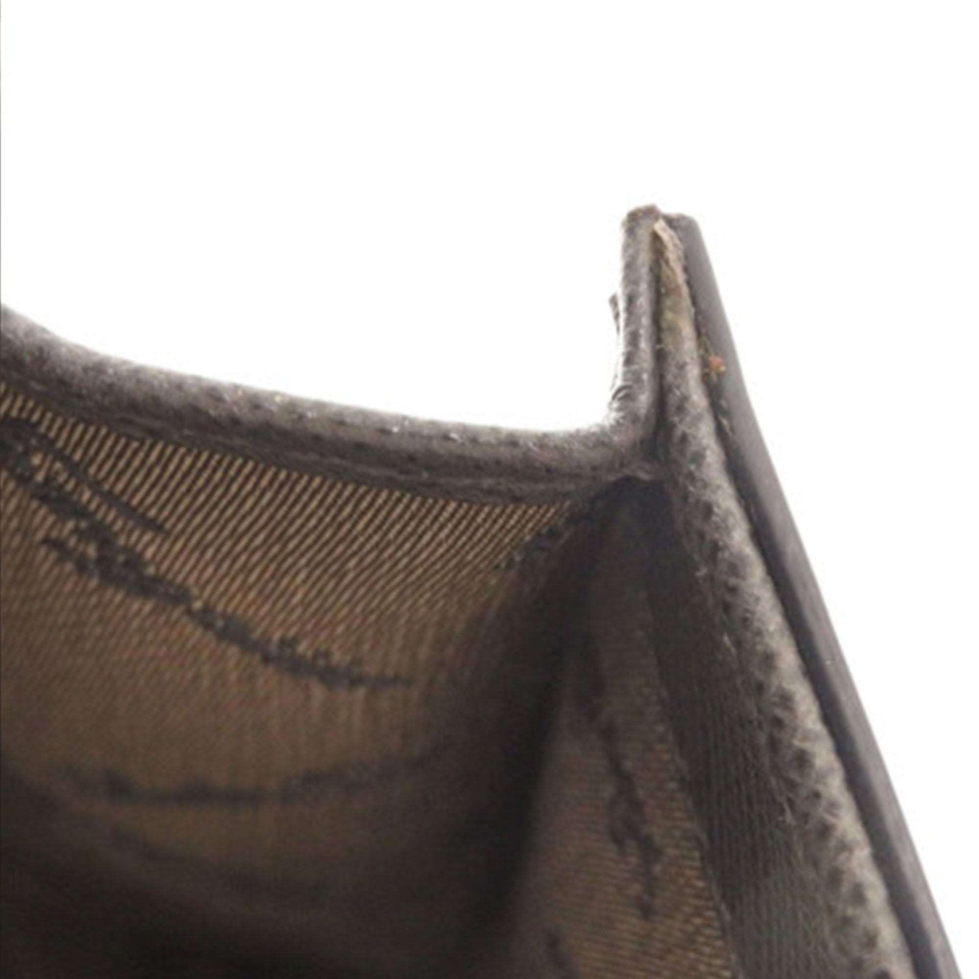 Leather Double Gancini Shoulder Bag - Image 9
