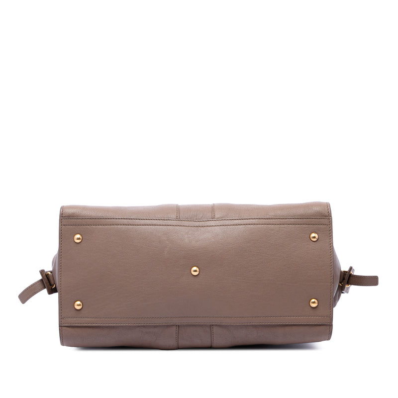 Medium Leather Cabas Chyc Satchel - Image 3