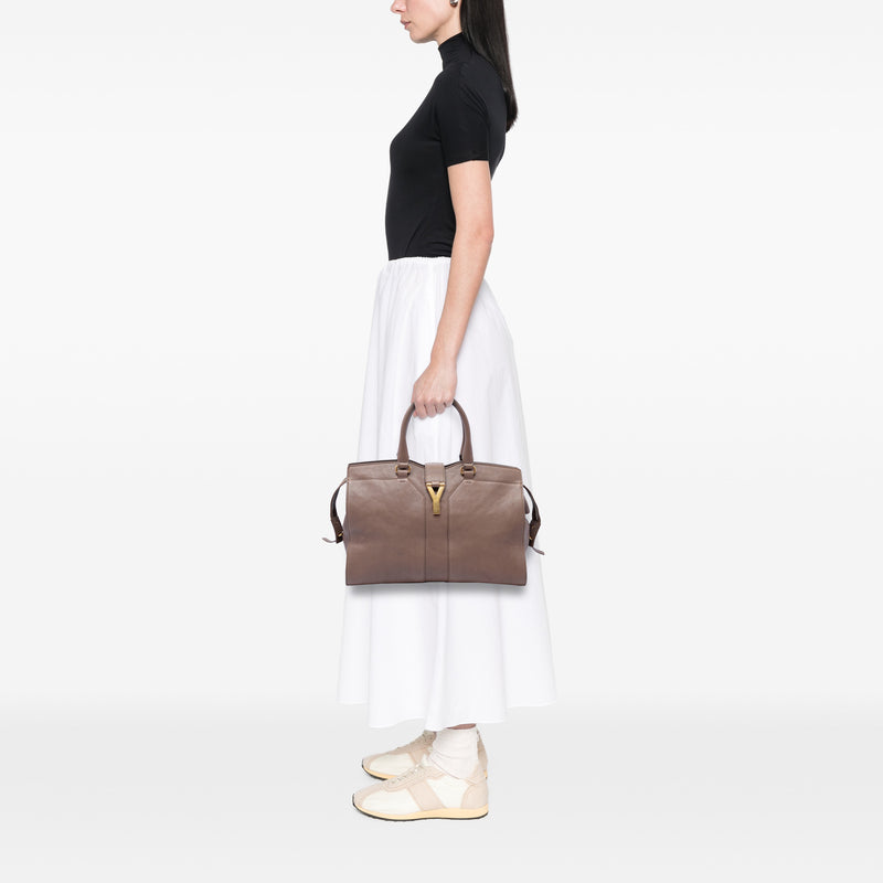 Medium Leather Cabas Chyc Satchel - Image 6