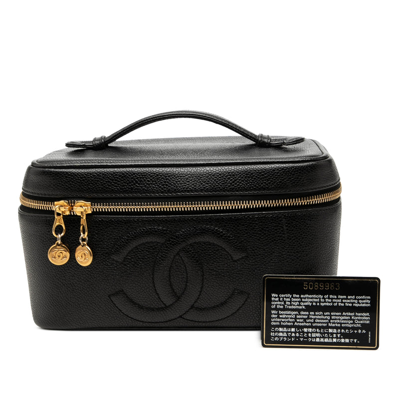 CC Caviar Vanity Bag - Image 7