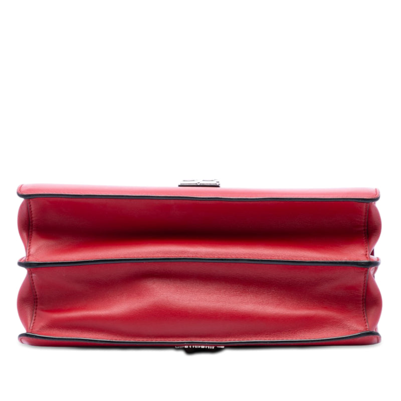 City Calf and Saffiano Studded Elektra Satchel - Image 3