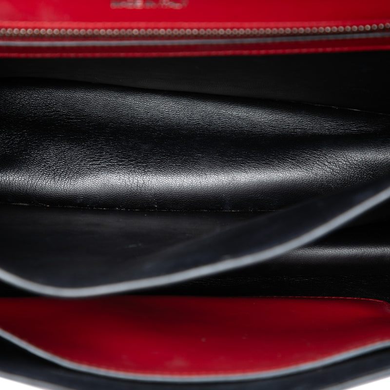 City Calf and Saffiano Studded Elektra Satchel - Image 4