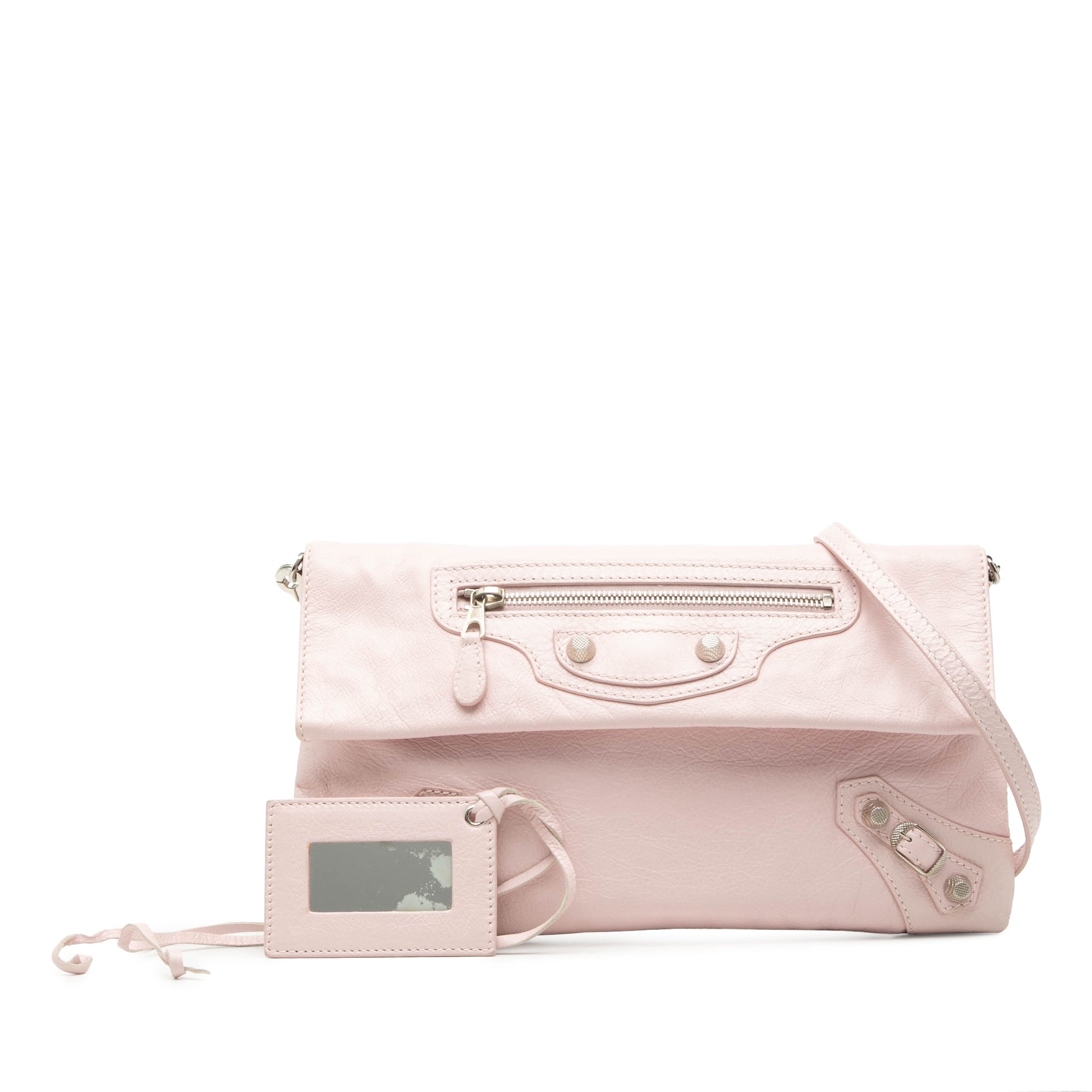 Lambskin Motocross Giant 12 Envelope Clutch With Strap - Image 8