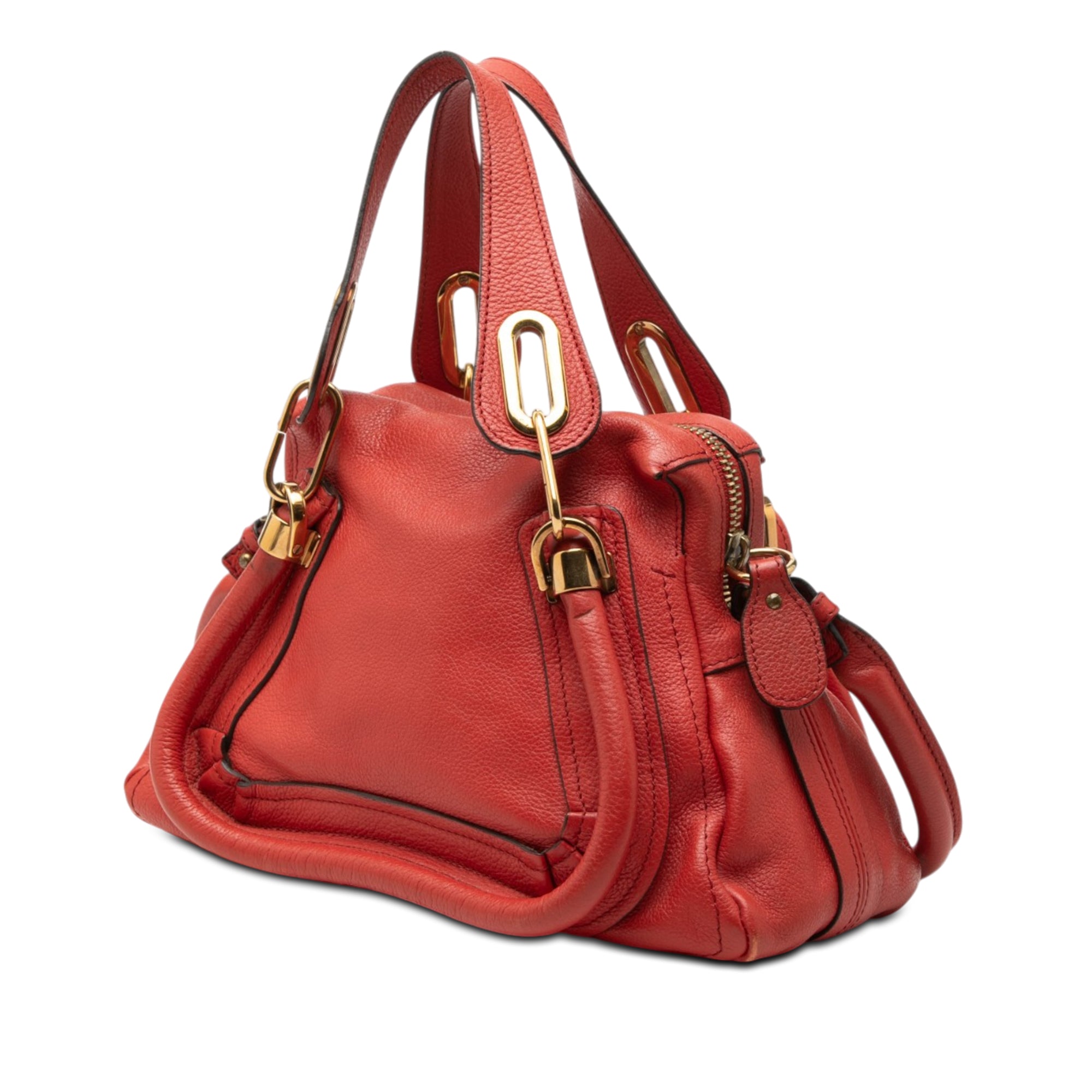 Small Leather Paraty Satchel - Image 2