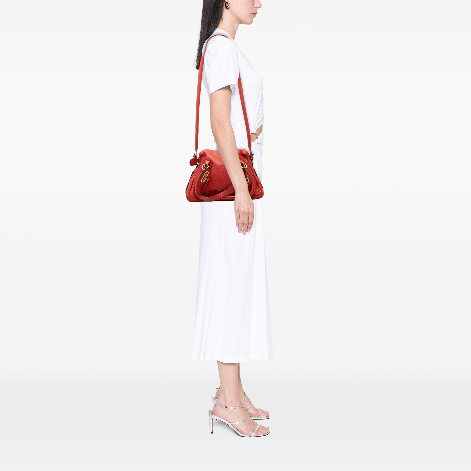 Small Leather Paraty Satchel - Image 7