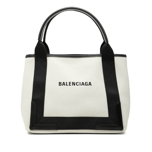 Canvas Navy Cabas Tote S - Image 1