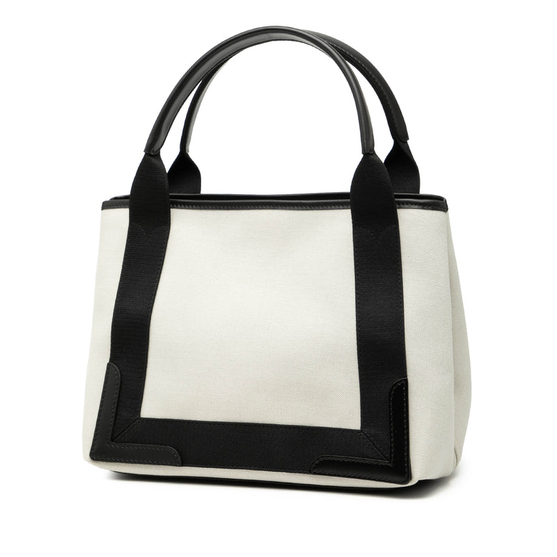 Canvas Navy Cabas Tote S - Image 2