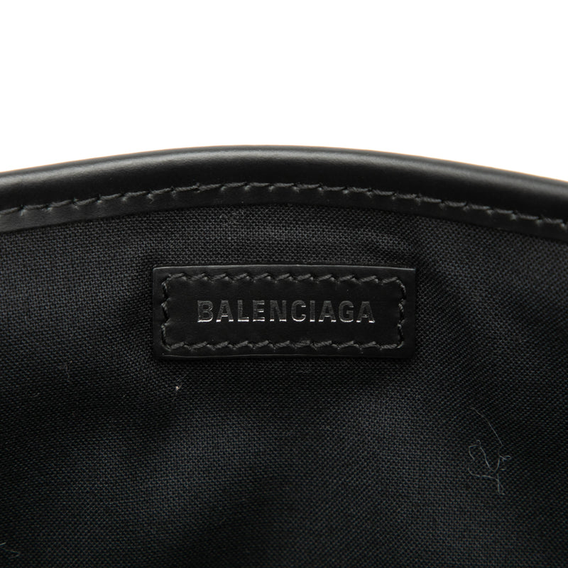 Canvas Navy Cabas Tote S - Image 5