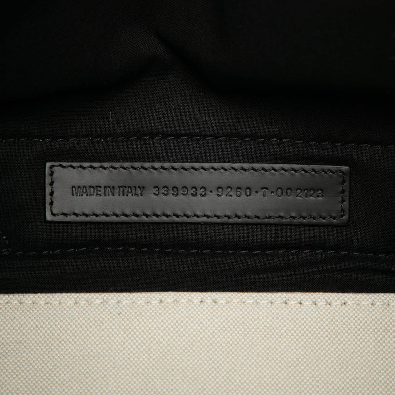 Canvas Navy Cabas Tote S - Image 6