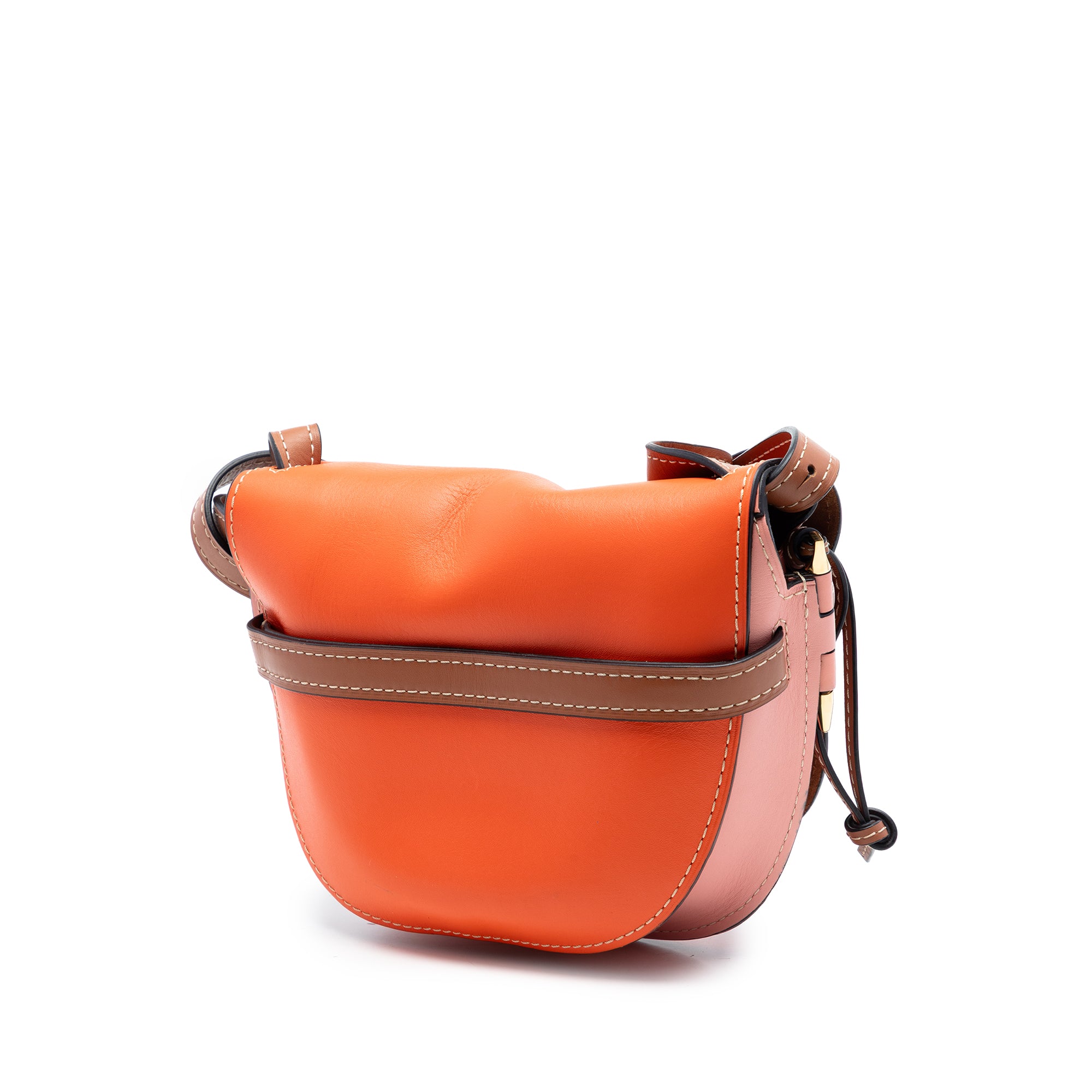 Small Tricolor Leather Gate Crossbody - Image 2