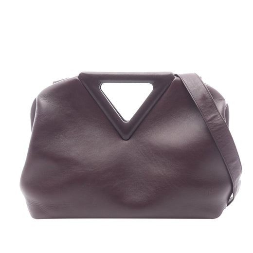 Medium Leather Point Satchel - Image 1
