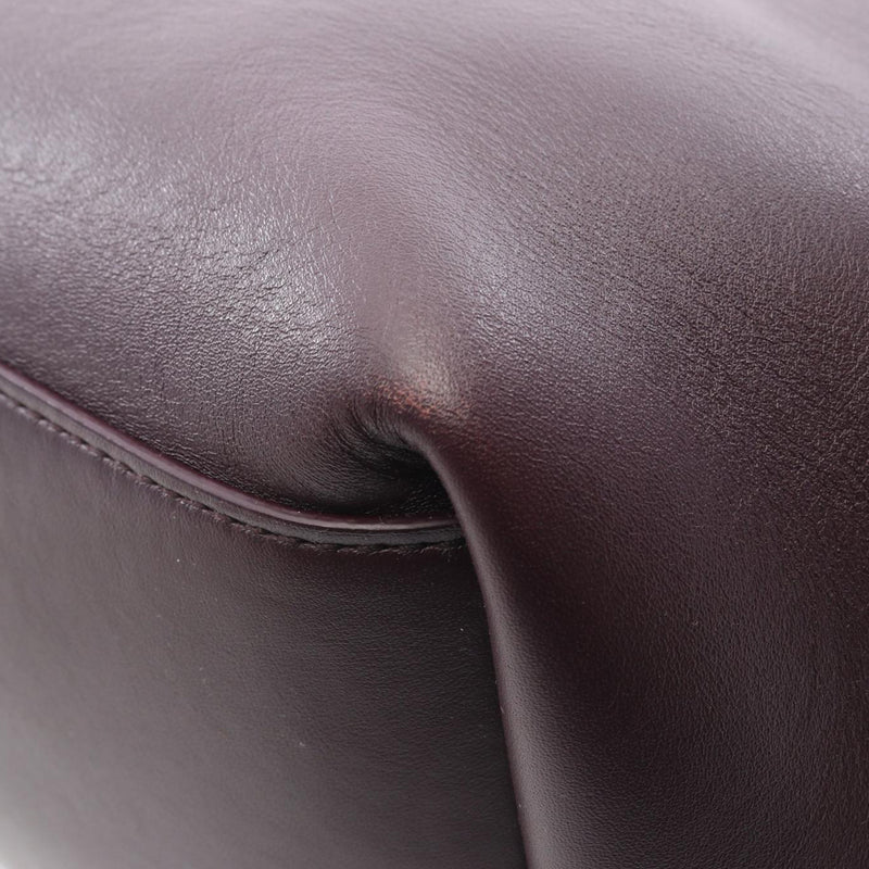 Medium Leather Point Satchel - Image 10