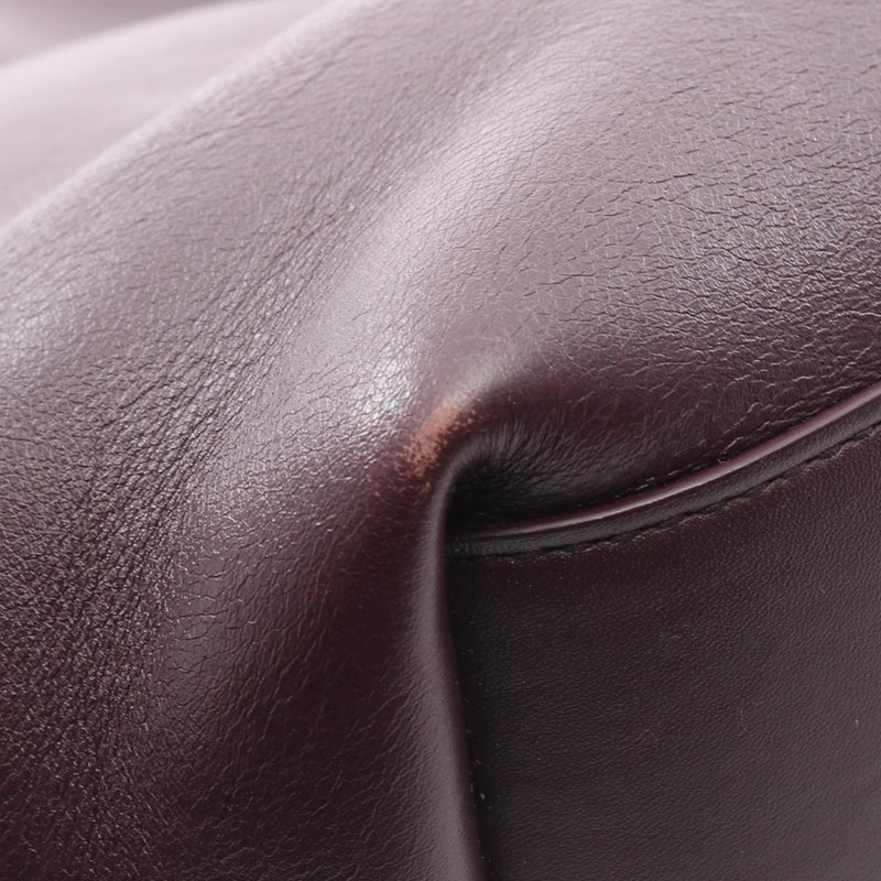 Medium Leather Point Satchel - Image 7