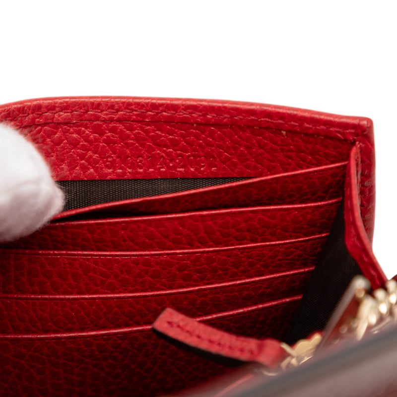 Dollar Calfskin Interlocking G Wallet on Chain - Image 6