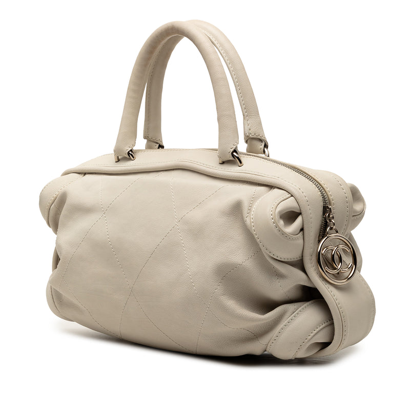 CC Calfskin Wild Stitch Bowling Bag - Image 2
