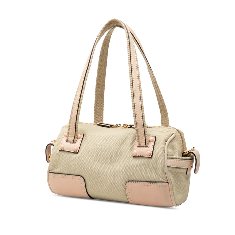 Mini Canvas Anagram Barrel Bag - Image 2