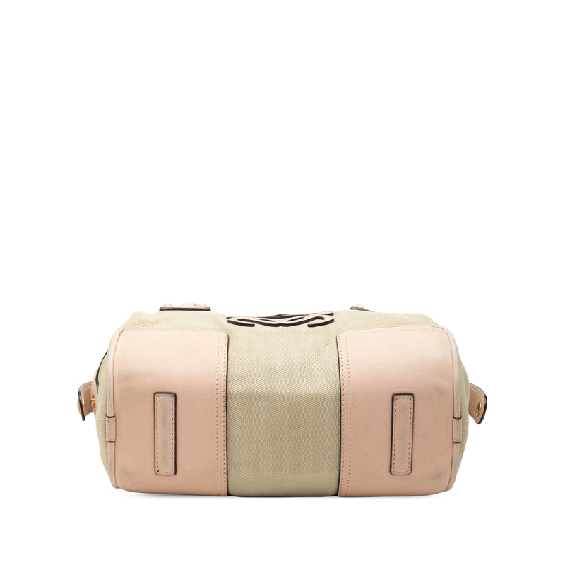 Mini Canvas Anagram Barrel Bag - Image 3