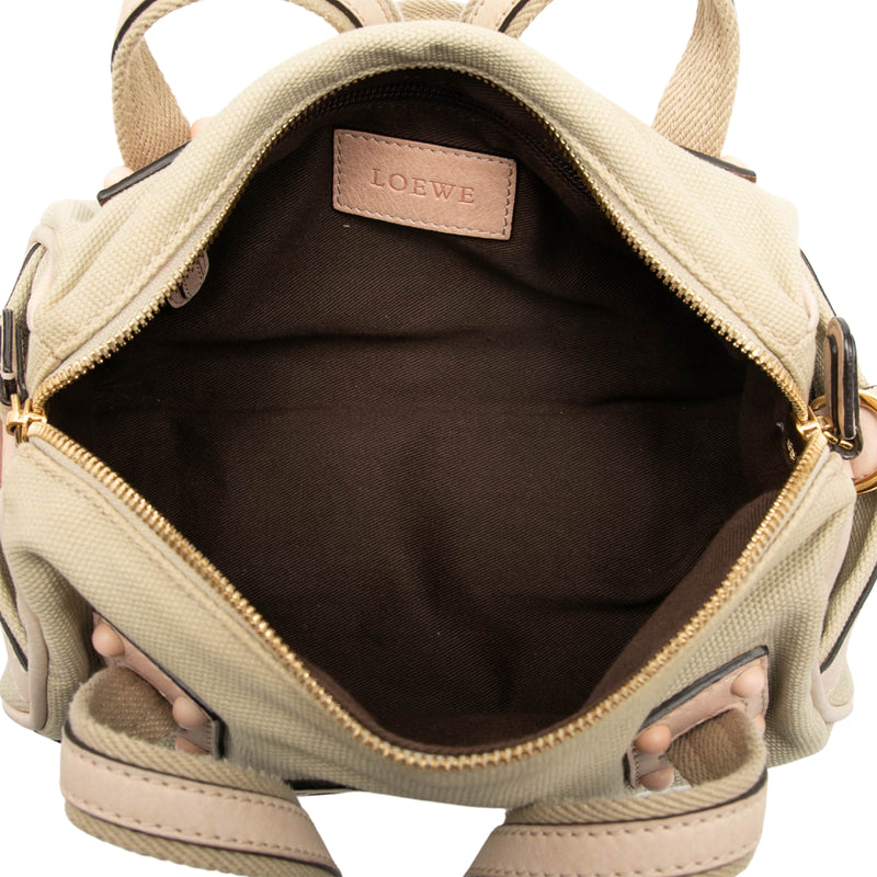 Mini Canvas Anagram Barrel Bag - Image 4