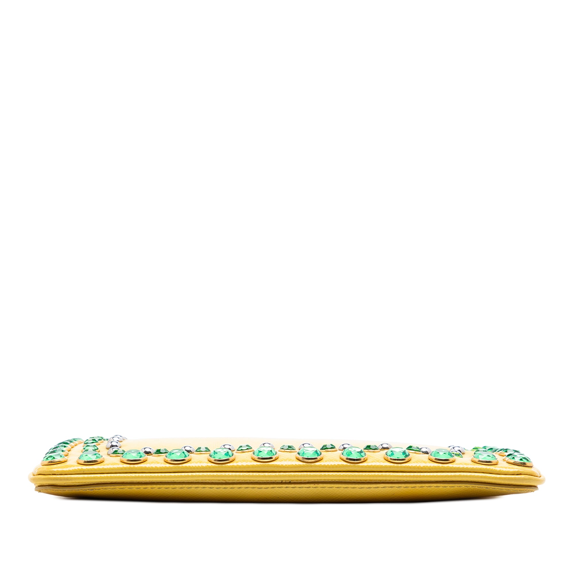 Saffiano Vernice Bijoux Wristlet Clutch - Image 3