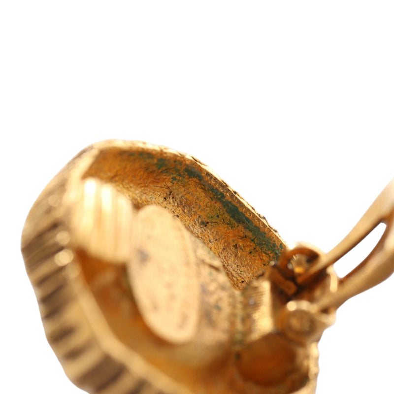 Gold Plated Faux Pearl Clip On Earrings - Image 6
