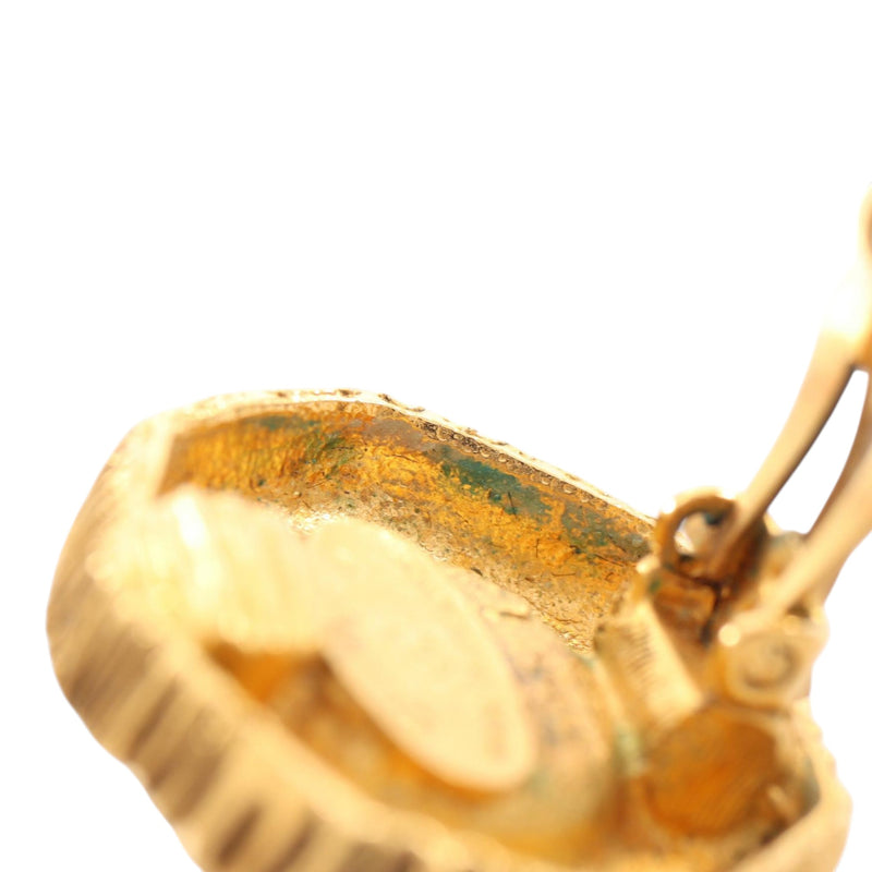 Gold Plated Faux Pearl Clip On Earrings - Image 7