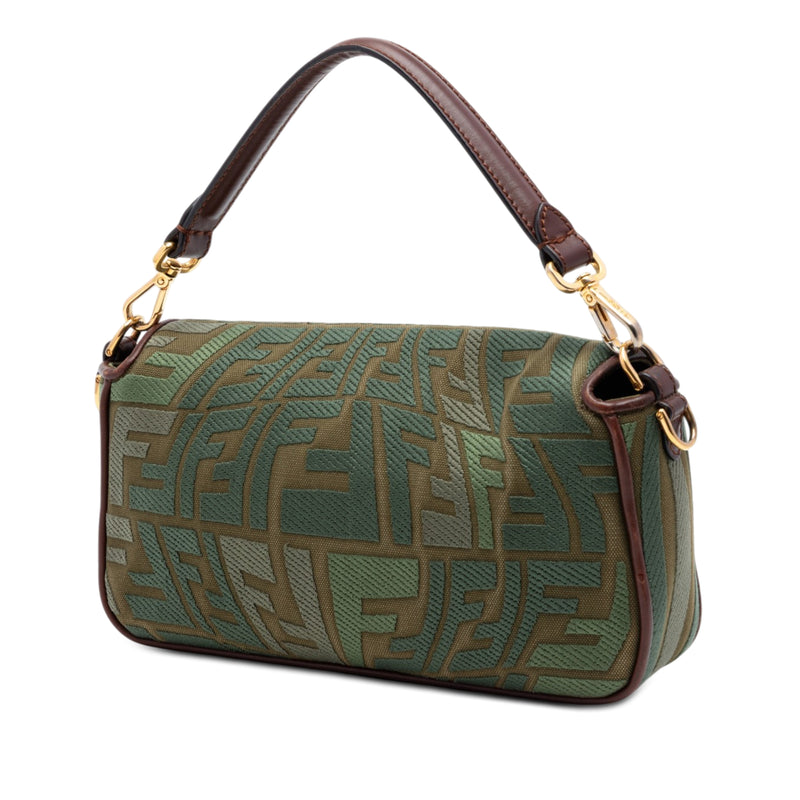 Sarah Coleman FF Canvas Fish Eye Embroidered Baguette Satchel - Image 2