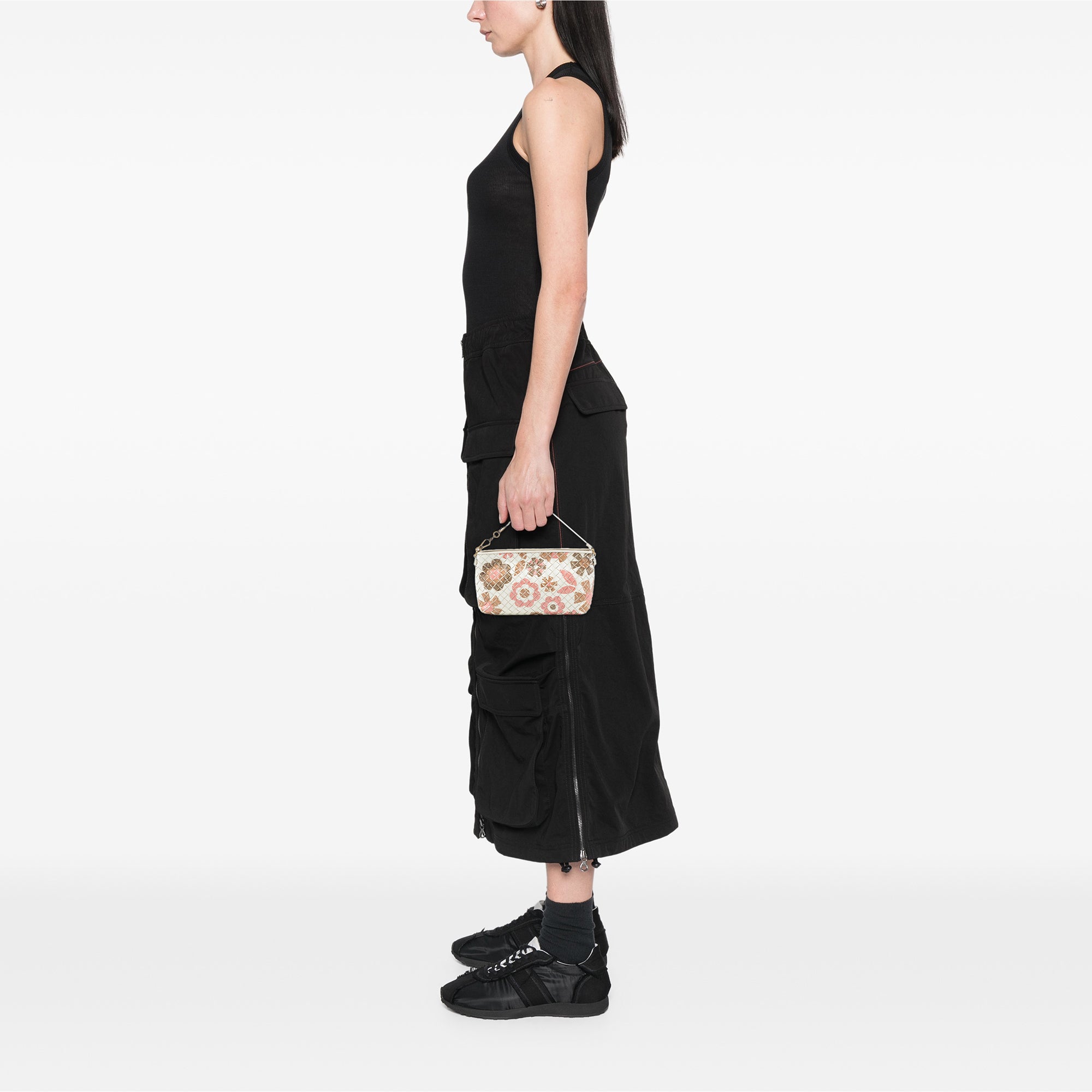 Nappa Intrecciato Floral Print Handbag - Image 7