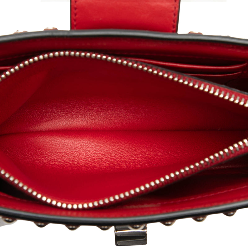 City Calfskin Studded Elektra Turn Lock Clutch - Image 4