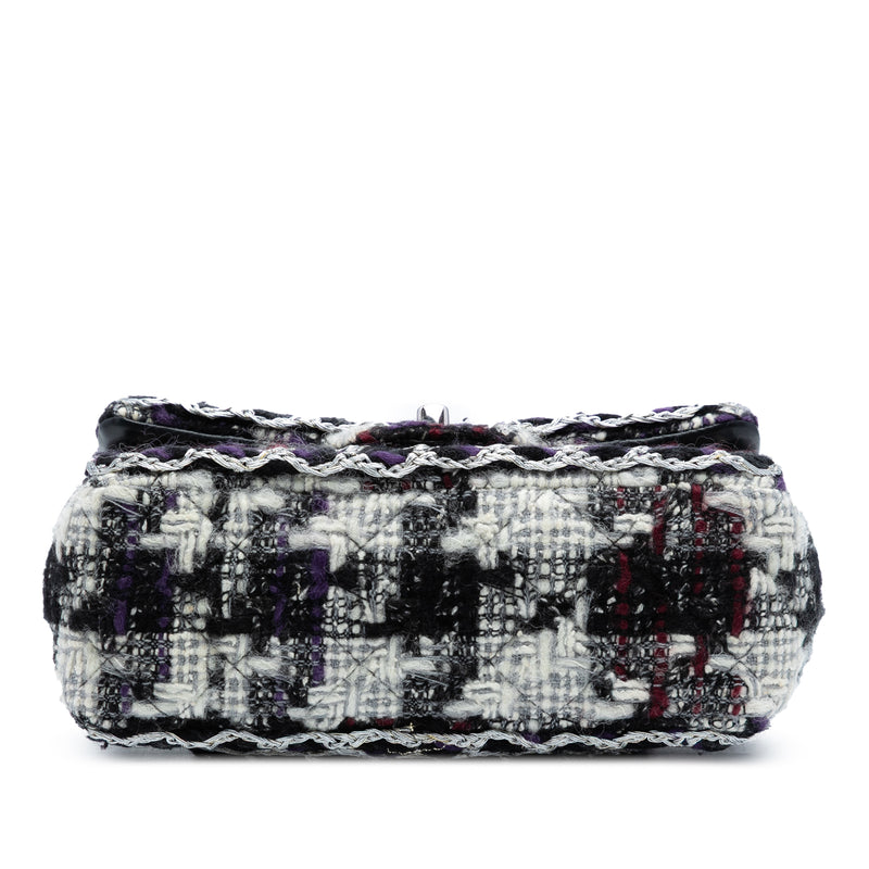 Mini Rectangular Quilted Tweed Single Flap - Image 3