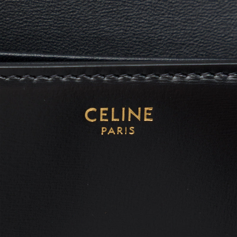 Shiny Calfskin Triomphe Claude Shoulder Bag - Image 5