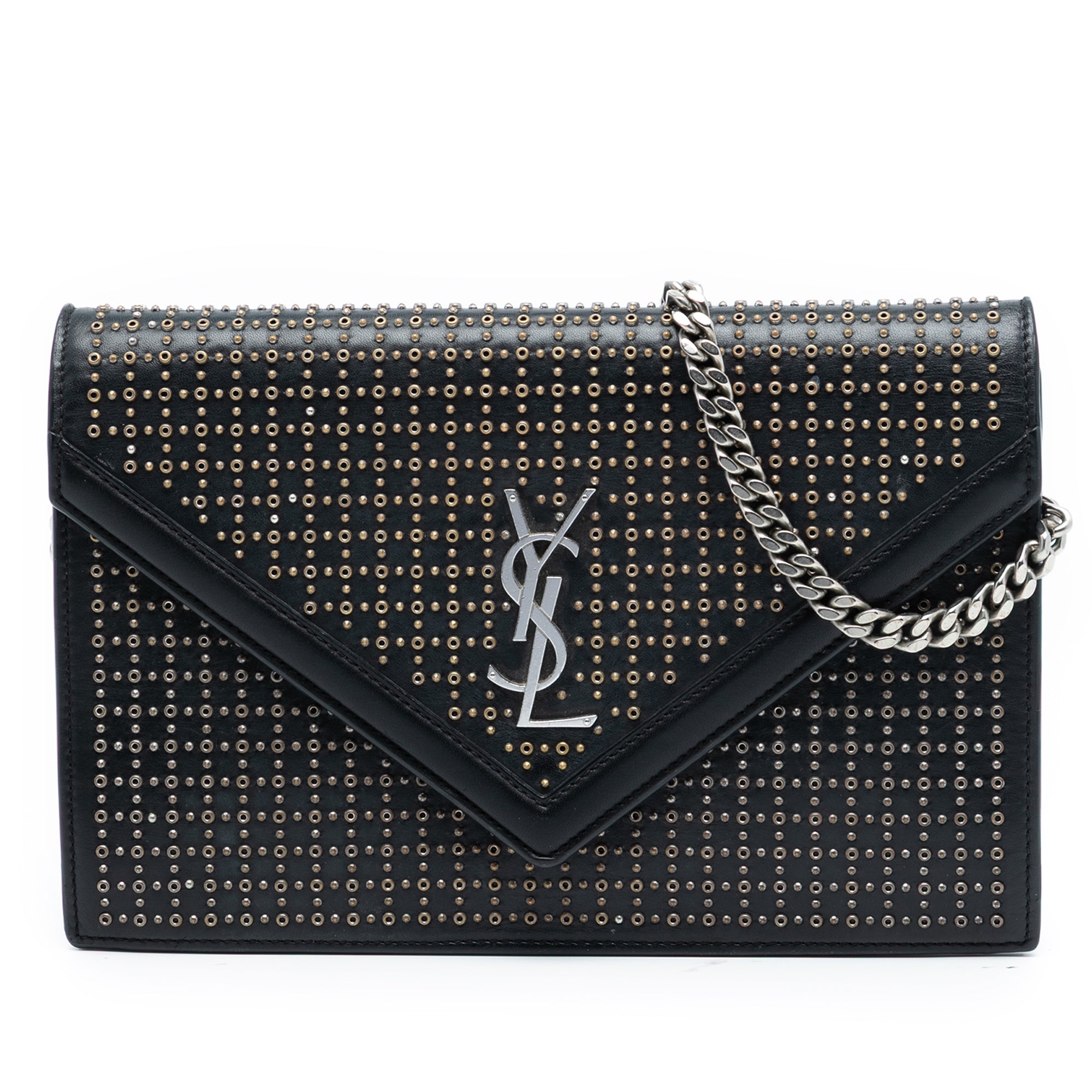 Studded Leather Monogram Le Sept Chain Bag - Image 1