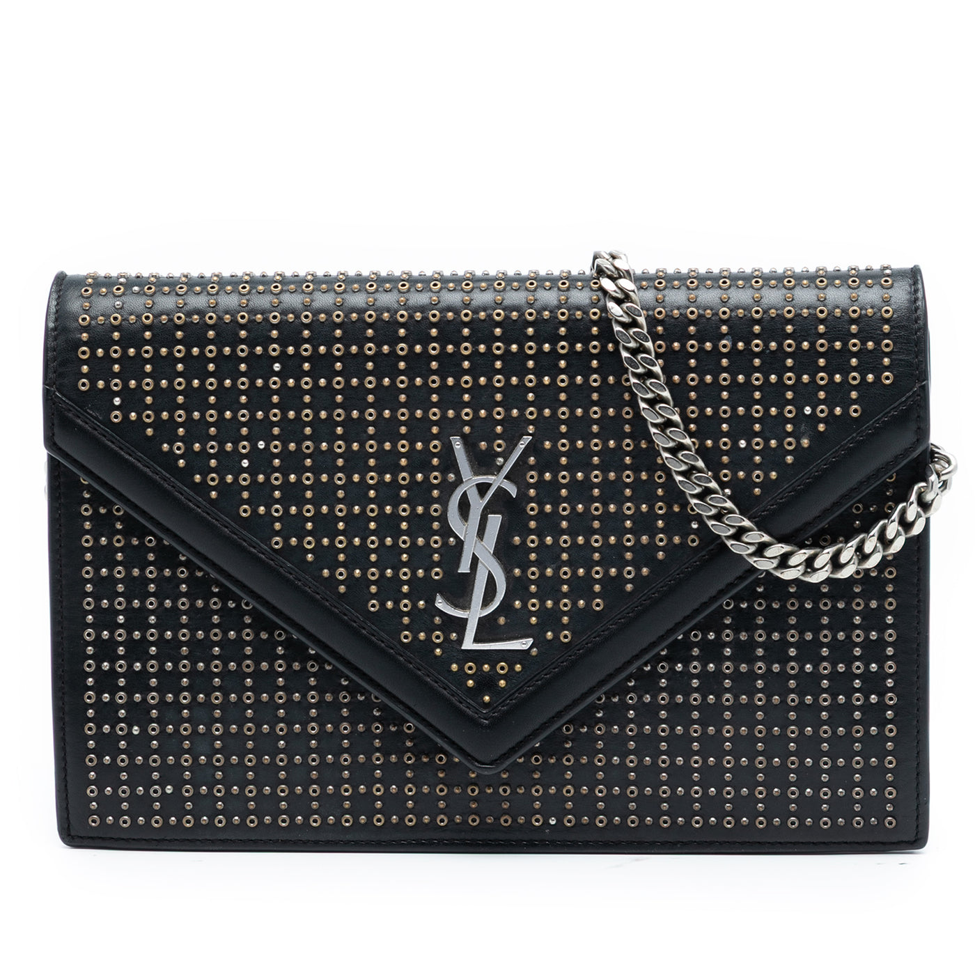 Studded Leather Monogram Le Sept Chain Bag - Image 1