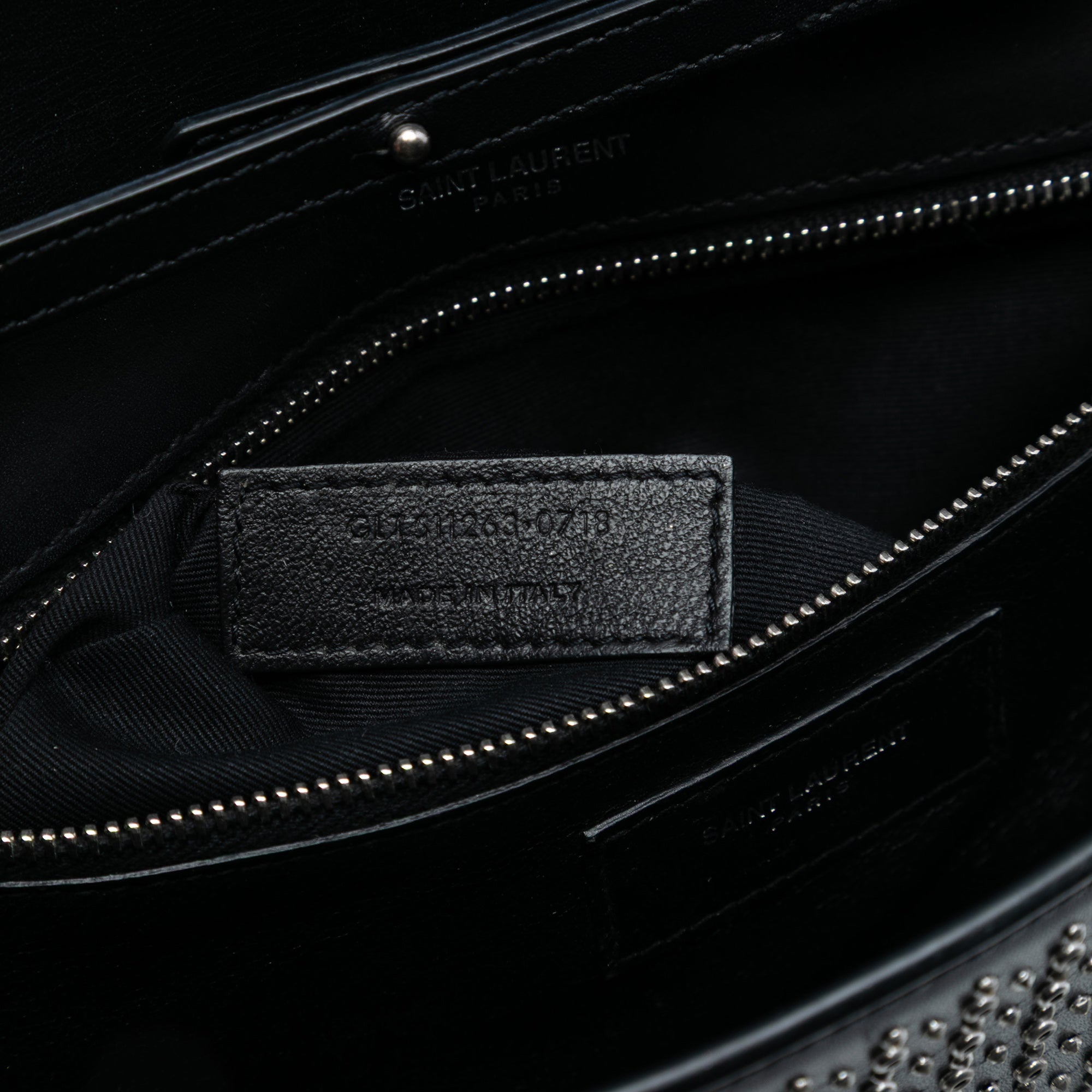 Studded Leather Monogram Le Sept Chain Bag - Image 5