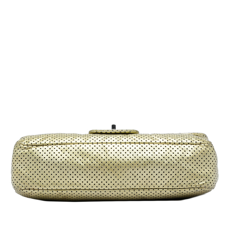 Metallic Perforated Calfskin Reissue 2.55 Drill Flap - Image 3