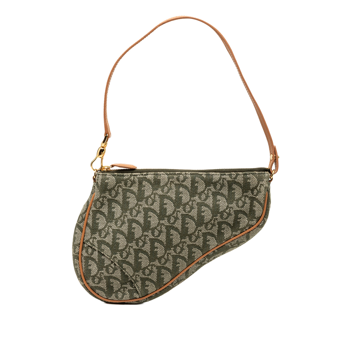 Mini Diorissimo Canvas Saddle Pochette - Image 1