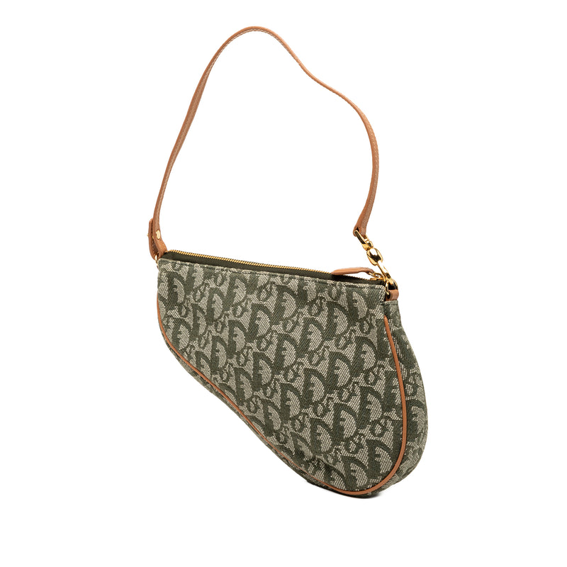 Mini Diorissimo Canvas Saddle Pochette - Image 2
