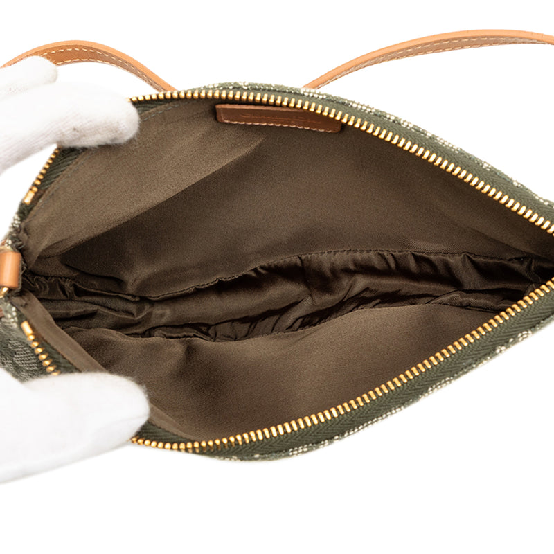 Mini Diorissimo Canvas Saddle Pochette - Image 4