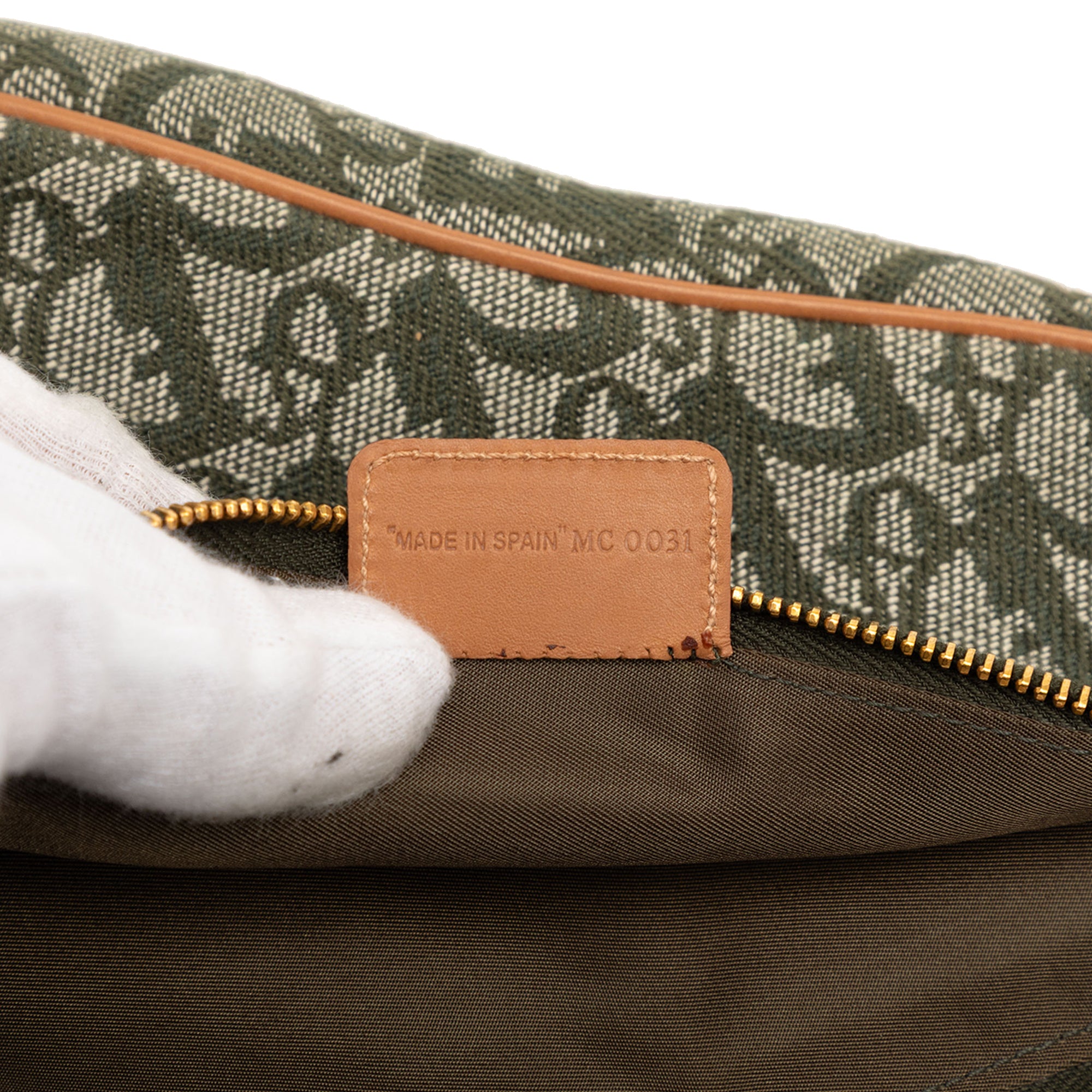 Mini Diorissimo Canvas Saddle Pochette - Image 6