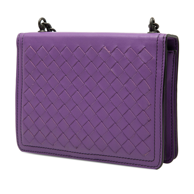 Small Nappa Intrecciato Runway Shoulder Bag - Image 2